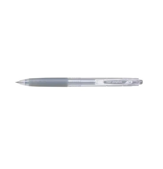 CANETA PILOT POP'LOL 0.7 METALICO PRATA - Imagem: 1