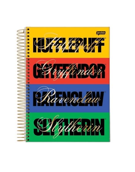 CADERNO COLEGIAL 10MT HARRY POTTER 160 FLS - Imagem: 2