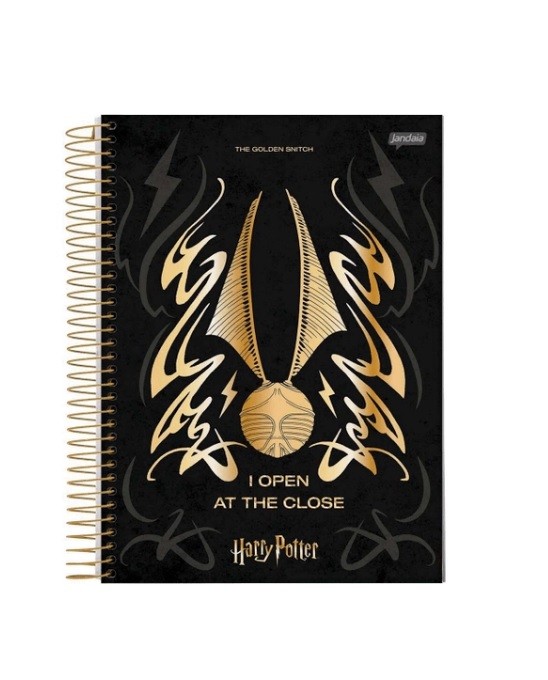 CADERNO COLEGIAL 10MT HARRY POTTER 160 FLS - Imagem: 3