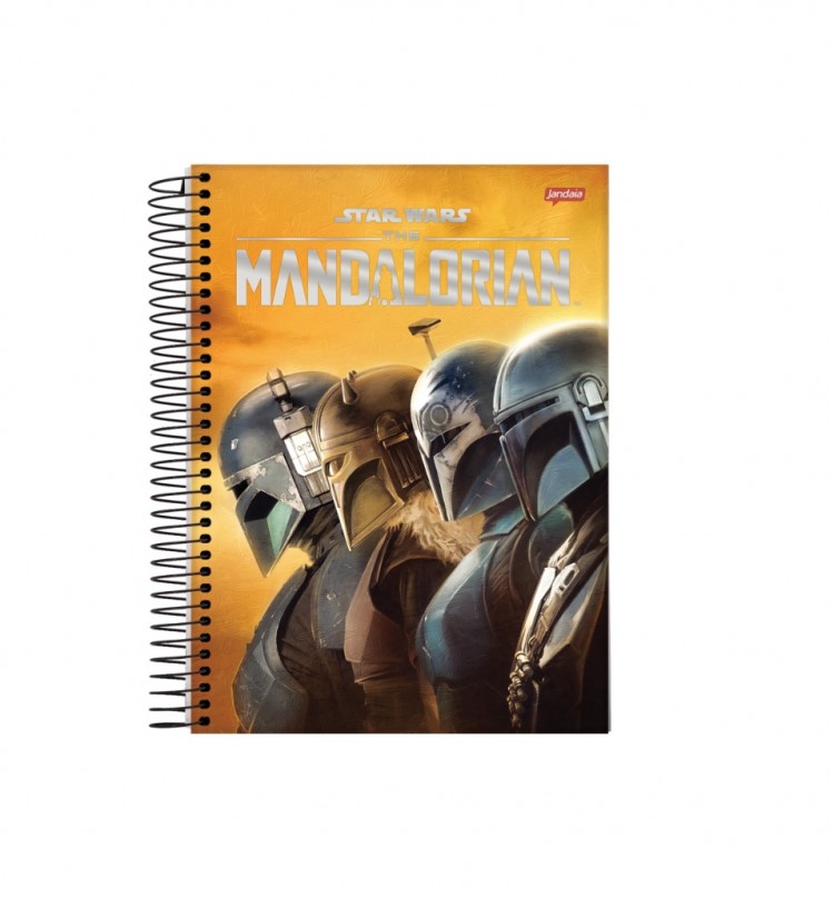 CADERNO 1MT STAR WARS MANDALORIAN 80 FLS - Imagem: 3