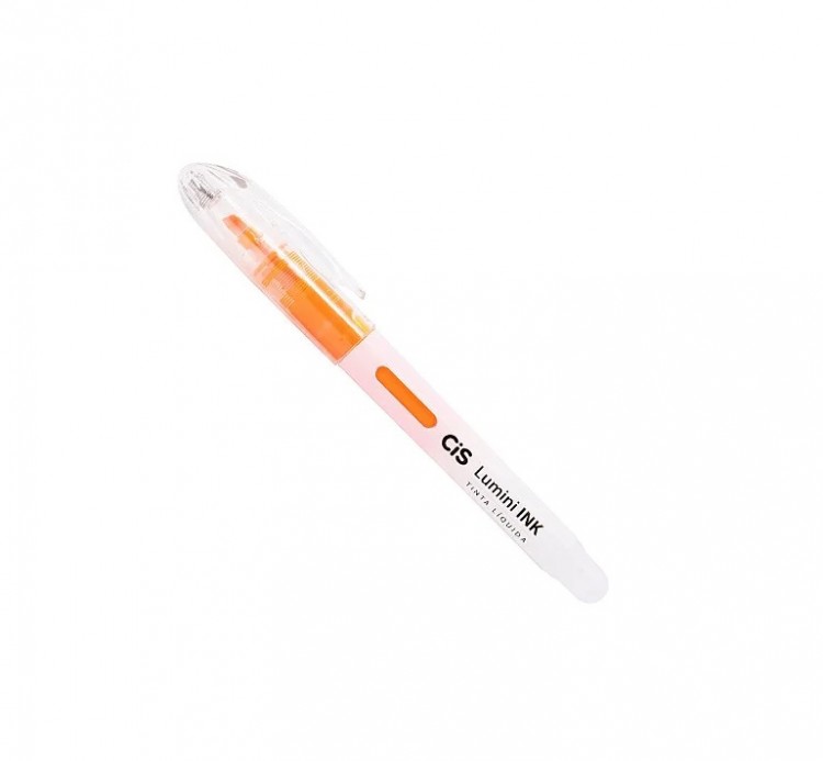 MARCADOR DE TEXTO LUMINI INK CIS LARANJA - Imagem: 1