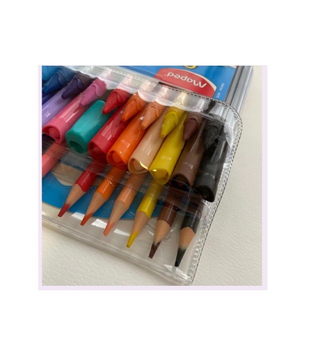 KIT COLOR'PEPS GIZ DE CERA/LAPIS DE COR/APONTADOR - Imagem: 3