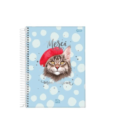 CADERNO 1MT PET HOLIC 80FLS - Imagem: 4