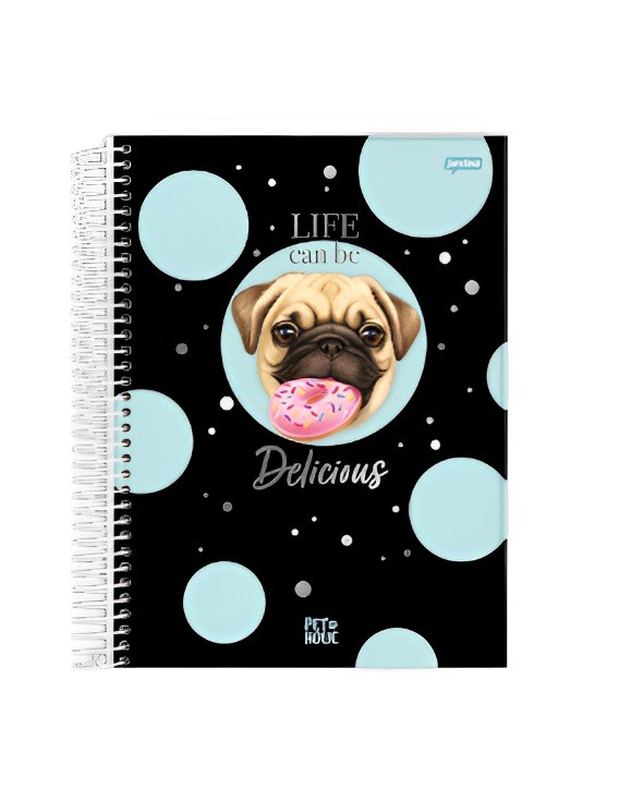 CADERNO 10MT PET HOLIC  160FLS - Imagem: 2