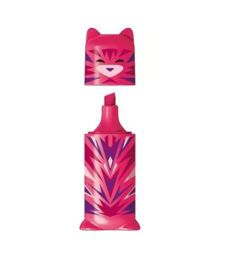 MARCA TEXTO FLUO PEPS MINI FRIENDS ROSA - Imagem: 1