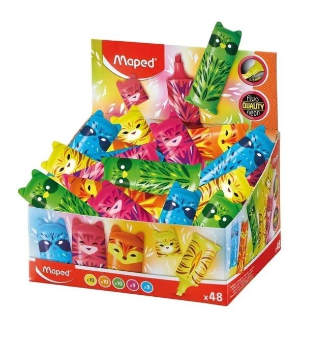 MARCA TEXTO FLUO PEPS MINI FRIENDS AMARELO - Imagem: 6