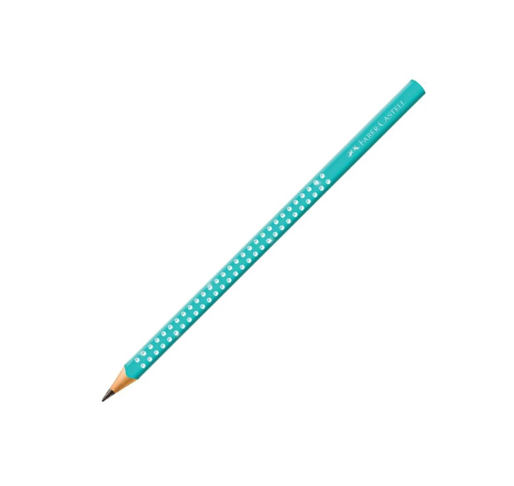 LAPIS PRETO GRIP SPARKLE  AZUL CLARO - Imagem: 1