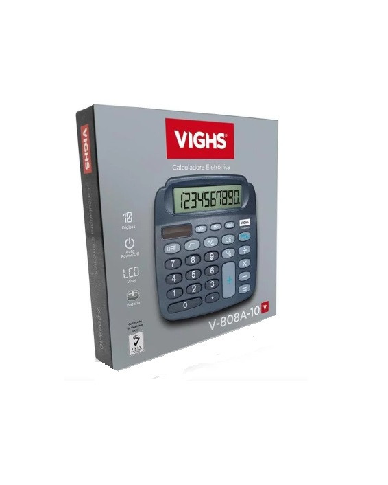 CALCULADORA VIGHS V-808A-10 - Imagem: 1