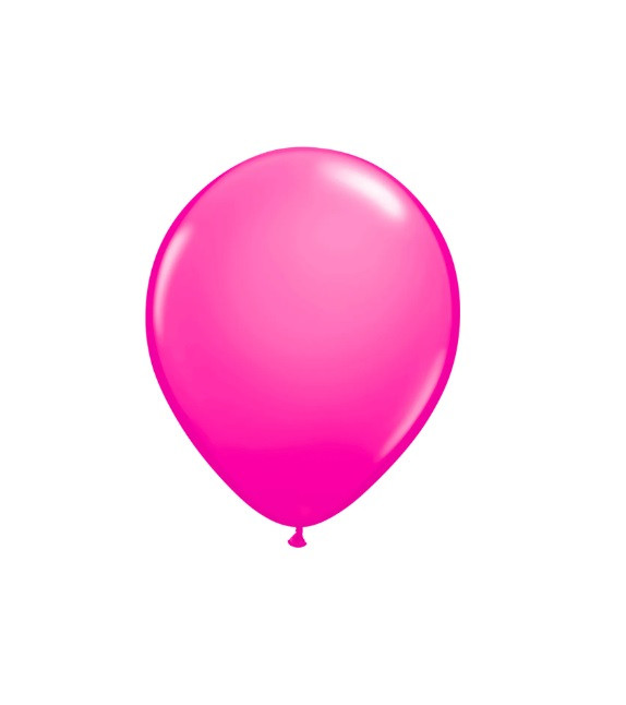 BALAO PIC PIC LISO RED. C/50 TAM 7 ROSA FORTE - Imagem: 1