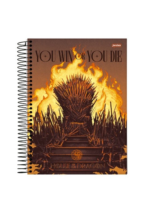 CADERNO 1MT HOUSE OF THE DRAGON 80 FLS - Imagem: 2