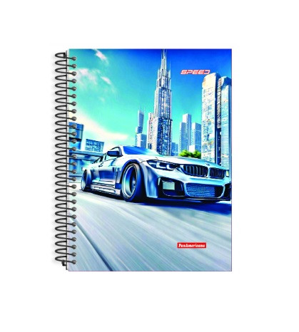 CADERNO ESP. QUADRICULADO 1/4 PANAMERICANA 96 FLS - Imagem: 2