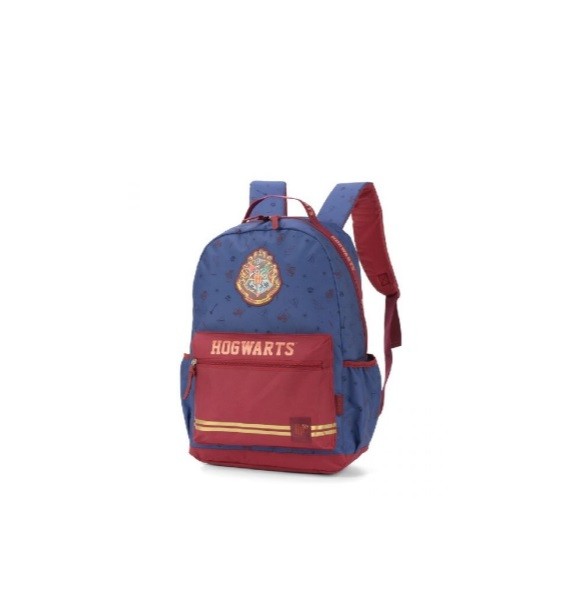 MOCHILA COM ALÇA HOGWARTS SIMBOLO AZUL - Imagem: 4