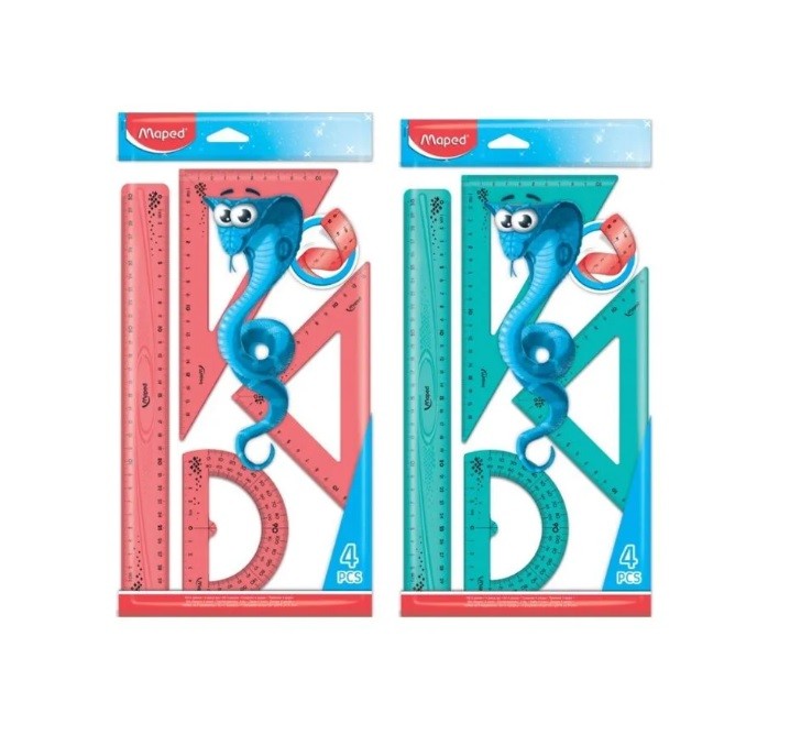 KIT GEOMETRICO FLEXIVEL TWISTNFLEX MAPED - Imagem: 1