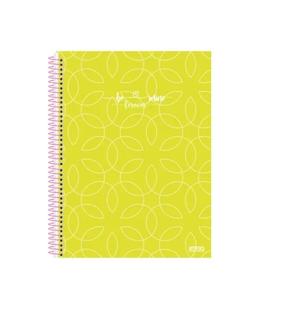 PLANNER PERMANENTE ESP 80FL BE MINE AMARELO CIRCUL - Imagem: 1