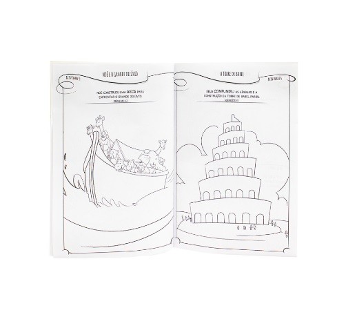 LIVRO 333 HISTORIAS DA BIBLIA PARA COLORIR - Imagem: 2
