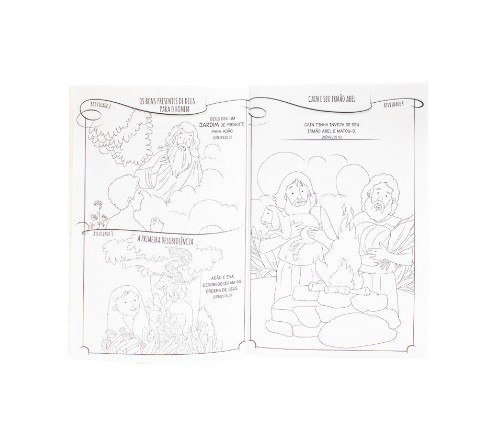 LIVRO 333 HISTORIAS DA BIBLIA PARA COLORIR - Imagem: 3