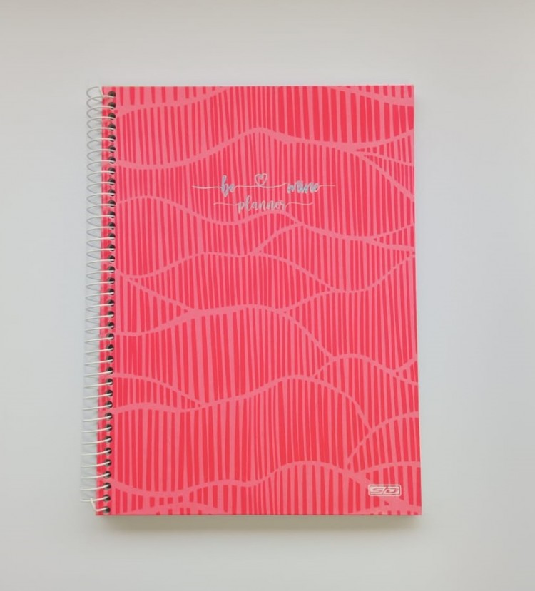 PLANNER PERMANENTE ESPIRAL 80 FOLHAS - BE MINE - Imagem: 1