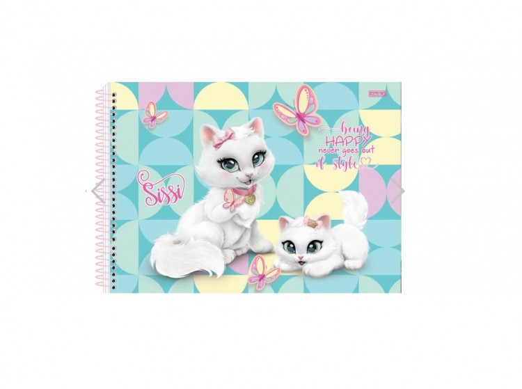 CADERNO DE DESENHO C.D. SISSI 80FLS 2024 - Imagem: 3