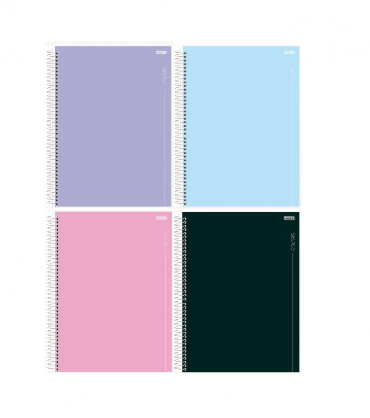 CADERNO BROCHURAO C.D. COLORS 80 FLS 2024 - Imagem: 1