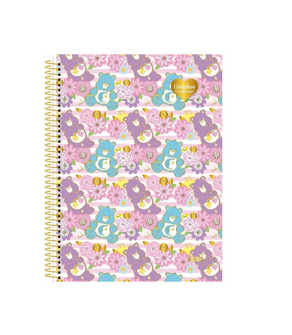 CADERNO COLEGIAL 1MT URSINHOS CARINHOSOS 80 FLS - Imagem: 5