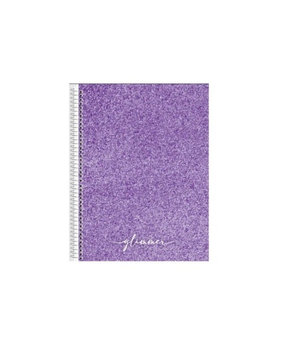 CADERNO COLEGIAL 10MT GLIMMER 160 FLS - Imagem: 3