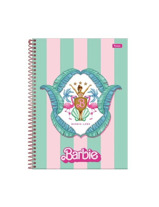 CADERNO 10MT BARBIE THE MOVIE 160FLS - Imagem: 8