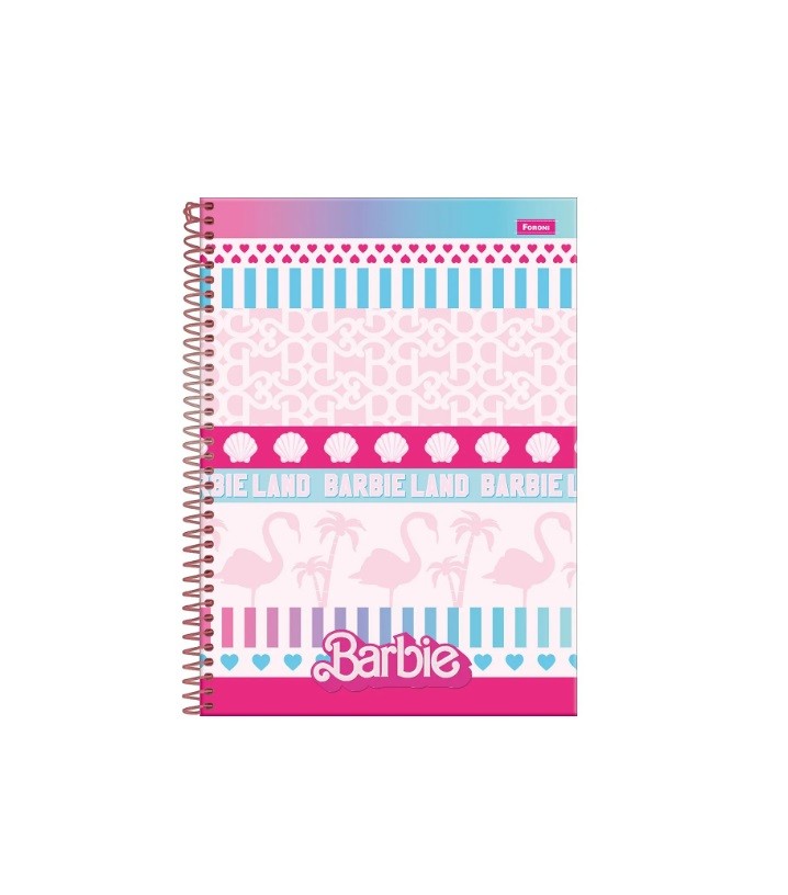 CADERNO 10MT BARBIE THE MOVIE 160FLS - Imagem: 3