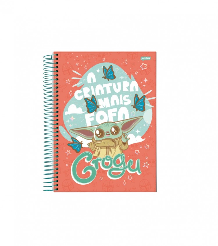 CADERNO 1MT MANDALORIAN GROGU 80 FLS - Imagem: 3