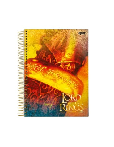 CADERNO 1MT THE LORD OF THE RINGS 80FLS - Imagem: 2