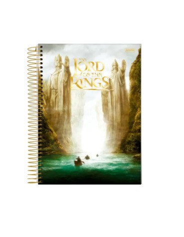 CADERNO 1MT THE LORD OF THE RINGS 80FLS - Imagem: 3