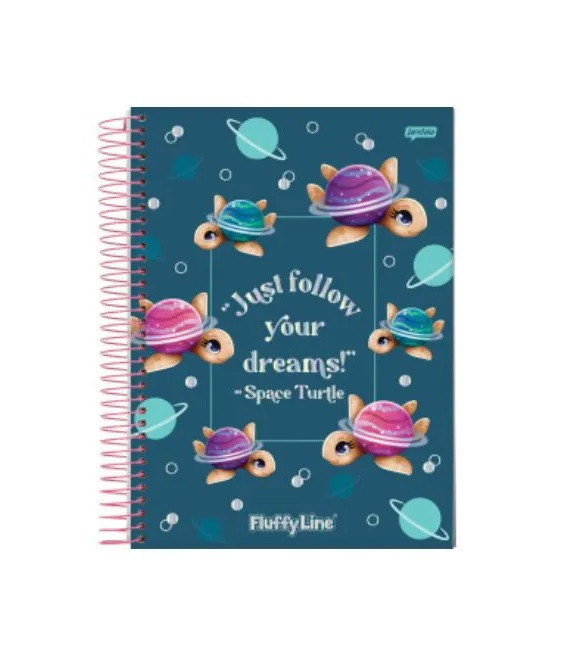 CADERNO 1MT FLUFFY LINE  80FLS - Imagem: 3
