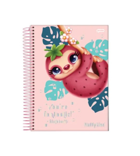 CADERNO 1MT FLUFFY LINE  80FLS - Imagem: 4
