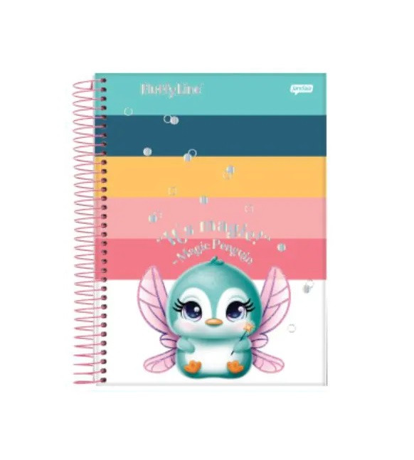 CADERNO 1MT FLUFFY LINE  80FLS - Imagem: 5