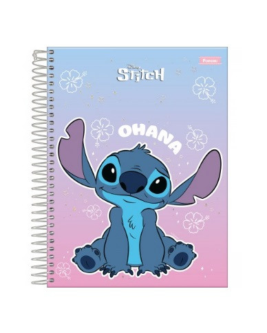 CADERNO COLEGIAL 1MT STITCH 80 FOLHAS - Imagem: 3