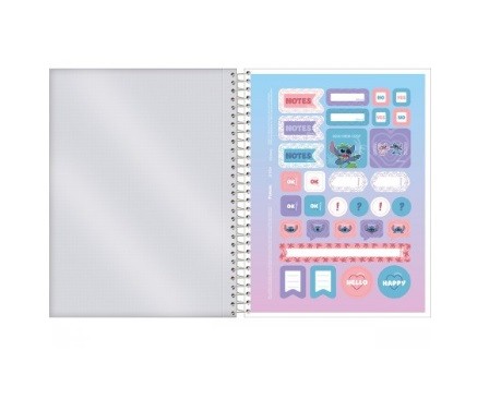 CADERNO COLEGIAL 10MT STITCH 160 FOLHAS - Imagem: 6