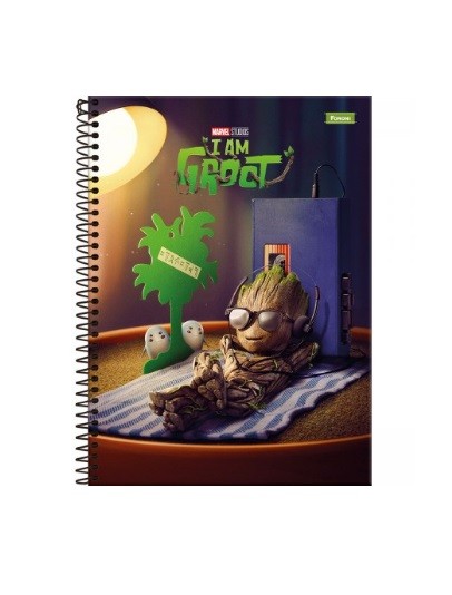 CADERNO 1MT I AM GROOT 80 FLS - Imagem: 3