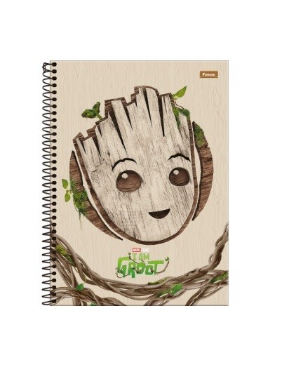 CADERNO 1MT I AM GROOT 80 FLS - Imagem: 5