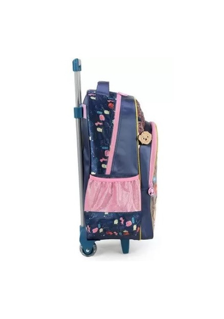MOCHILA C/ ROD. BARBIE  IC39132BB0200 AZUL - Imagem: 3