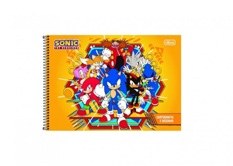 CADERNO DE DESENHO SONIC 80FLS - Imagem: 2