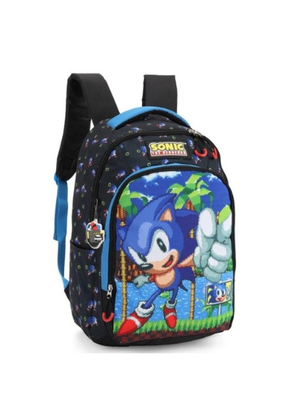 MOCHILA C/ ALÇA SONIC MS47014SO PRETA - Imagem: 2