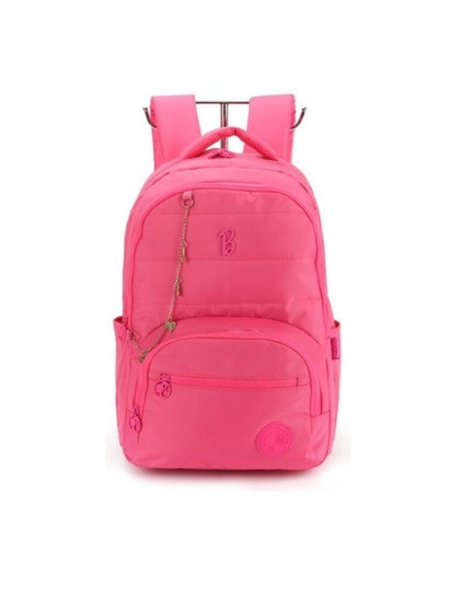 MOCHILA C/ ALCA P/ LAPTOP BARBIE 4 ZIPER. - Imagem: 1