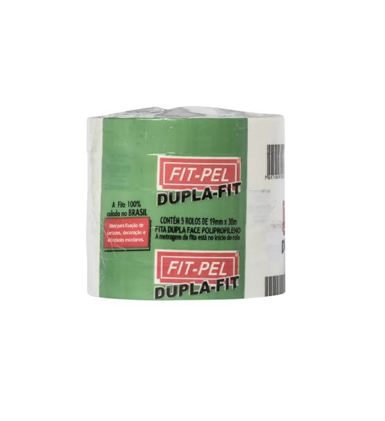FITA ADESIVA DUPLA FACE 19X30 FIT-PEL - Imagem: 1