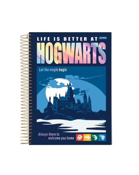 CADERNO 1MT HARRY POTTER 96FLS - Imagem: 8