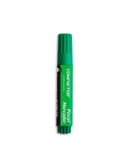 PINCEL MARCADOR 4-8MM COMPACTOR VERDE - Imagem: 1