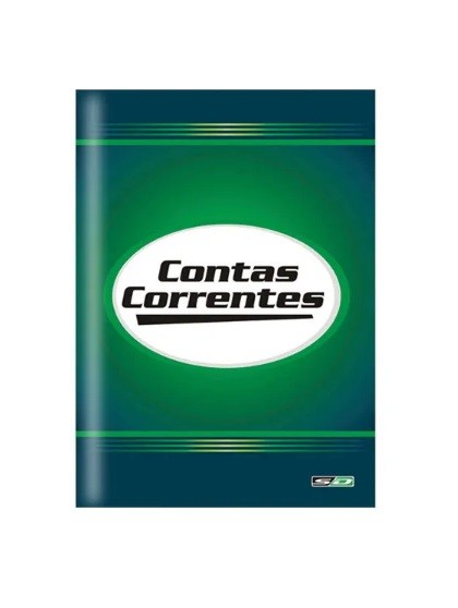 LIVRO CONTA CORRENTE GRANDE 50 FOLHAS - Imagem: 1