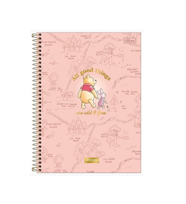 CADERNO 1MT POOH 80FLS - Imagem: 2