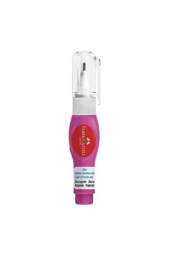 CANETA CORRETIVA MINI FABER 4ML - Imagem: 3