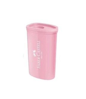 APONTADOR C/ DEPOSITO TRIANGULAR PASTEL FABER - Imagem: 3