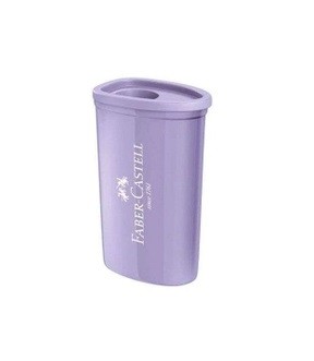 APONTADOR C/ DEPOSITO TRIANGULAR PASTEL FABER - Imagem: 4