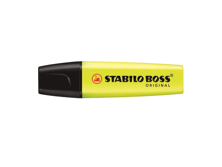 MARCADOR DE TEXTO BOSS STABILO AMARELO - Imagem: 1